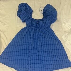 Super cute blue baby doll dress